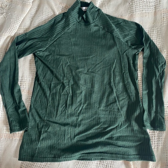 Alice Alexander Barry Mockneck in teal - Picture 2 of 5